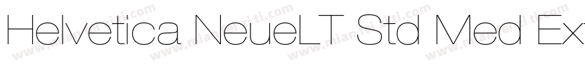 Helvetica NeueLT Std Med Ext bold字体转换